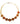 Retro 1950 Necklace in 18kt yellow Gold with 158 Cts in Cabochon Citrines