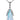 18K White Gold Necklace with 36.30 CTW in Aquamarine & Diamond