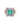 Edwardian 18kt Gold and Platinum Ring with Emerald and Diamonds