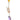 18K Yellow Gold Necklace with 195 Carats of Multicolor Semi-Precious Gemstones