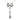 Art Nouveau Platinum Necklace with 0.35 CTW in Diamond, and Baroque Pearl