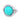 18kt white Gold Cocktail Ring with Turquoise & Diamonds