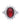 18kt white Gold Cocktail Ring with 6.25 CTW in Garnet & Diamonds