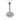 Art Deco Filigree Platinum Pendant Necklace with Diamonds & Ruby