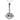 Art Deco Filigree Platinum Pendant Necklace with Diamonds & Ruby
