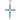 18K White Gold Cross Pendant with 3.53 CTW in Diamonds & Blue Sapphires