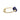14K Yellow Gold Designer Ring with 0.10 CTW in Lapis Lazuli & Diamonds