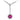 Edwardian 18kt Gold & Platinum Necklace with Diamonds and synthetic Ruby