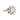 18kt Gold Cluster Diamond Ring with 1.06 Cts in Fancy Light Yellow Diamond