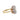 18kt Gold Cluster Diamond Ring with 1.06 Cts in Fancy Light Yellow Diamond