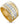 18K Yellow Gold 2.10ct Diamond Multi-Row Band Ring
