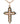 FRENCH Antique 18kt yellow Gold Enamel Cross Pendant with 1.06 carats in Diamond
