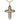 FRENCH Antique 18kt yellow Gold Enamel Cross Pendant with 1.06 carats in Diamond