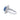 18kt white Gold Halo Ring with Sapphire & Diamonds