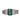 Art Deco 18kt Gold & Paltinum Ring with Green Tourmaline & Diamonds