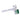 18kt White Gold Toi et Moi Ring with Diamonds & Emerald