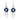 Platinum & 18K Yellow Gold Drop Earrings with 3.00 CTW in Lapis Lazuli & Diamond