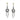 Platinum & 18K Yellow Gold Drop Earrings with 3.00 CTW in Lapis Lazuli & Diamond