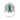 18kt white Gold Cocktail Ring with Green Tourmaline & Diamonds