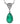 Art Deco 1920 Platinum Necklace with Emerald and Diamonds