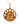 Art Nouveau 18kt yellow Gold Religious Pendant