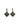 Victorian 14kt Gold & Silver Drop Earrings with Diamonds