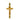 Antique Portuguese 19.2kt yellow Gold Pendant Cross with Enamel