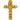 Antique Portuguese 19.2kt yellow Gold Pendant Cross with Enamel