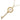 Tiffany & Co. Key Blossom Pendant Necklace in 18k rose Gold with Diamond