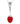 Art Deco Platinum Strawberry Pendant Necklace with Coral & Diamonds
