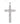 Antique 18K Yellow Gold & Platinum Cross Pendant with 1.70 CTW in Diamond