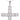 Antique 18K Yellow Gold & Platinum Cross Pendant with 1.70 CTW in Diamond