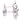 VAN CLEEF & ARPELS Frivole 18kt White Gold Earrings Mini Model