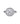Contemporary 10kt White Gold Engagement Ring with 1.00 Cts Diamonds