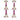 18kt Yellow Gold 0.41CT Diamonds with Natural Rubies Drop Earrings