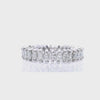 Vintage 2.60 Cts Marquise Diamonds Platinum Eternity Ring