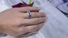 1920 Art Deco Platinum Ring with 3.00 Cts in Diamonds and Rubies