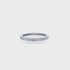 Antique 18kt White Gold Dimaonds Eternity Band
