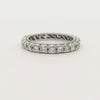 Art Deco 1920 Platinum Eternity Band Ring with 1.20 Cts in Diamonds