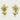 Geometric 18kt yellow Gold Earrings with Diamonds and Emeralds