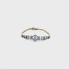 1920's Art Deco Bracelet in 18k Gold & platinum with Diamonds