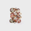 18kt yellow Gold Andalusite & Diamonds Ring