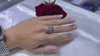 1920 Art Deco 18kt Gold and Platinum Ring with 2.50 CTW in Diamonds & Rubies