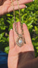 18K Yellow Gold South Sea Pearl & Diamond Necklace