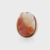 Burle Marx Brazil 18Kt yellow Gold Forma Livre Agate Ring