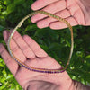 Rainbow 18kt yellow Gold Necklace with 41.4 Cts in Multi Gemstones