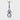 Art Nouveau 1900 Enamel Pendant Necklace in 18kt Gold and Platinum with Diamonds
