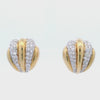 MDJ Mid-century 18kt gold Earrings with 2.05 Cts in Diamonds