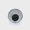 Cocktail 18kt white Gold Ring with Onyx & Diamonds 18k Gold Cocktail Ring