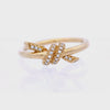 TIFFANY & CO Knot 18kt yellow Gold Ring with Diamonds